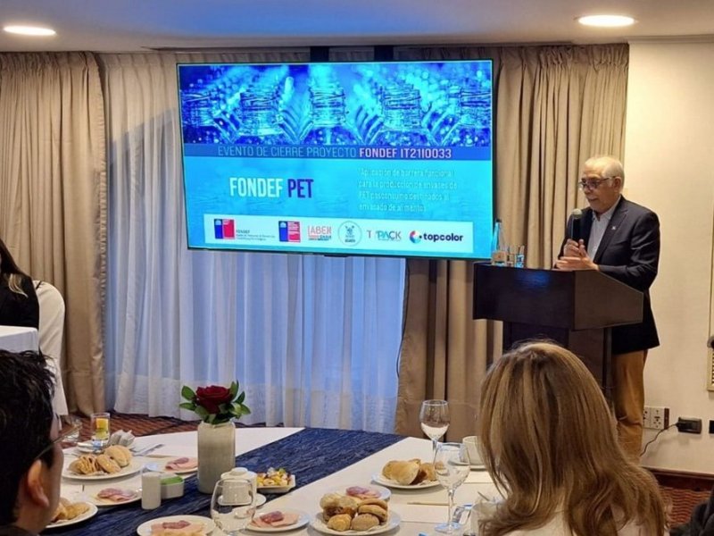 Aplicación de barrera funcional para la producción de envases de PET posconsumo destinado al envasado de alimentos