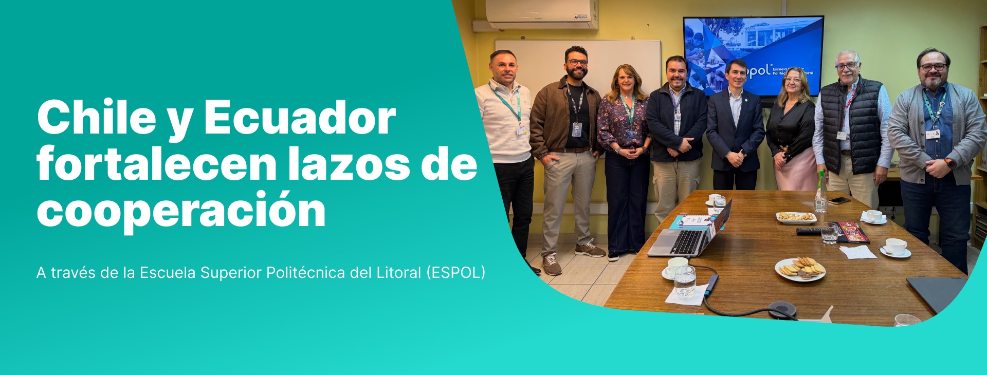 Visita Decano de Espol a Laben Chile